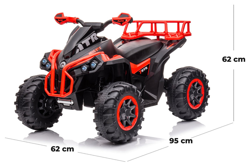 Quad Elettrico per Bambini 12V ATV 1.0 Rosso