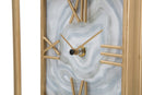 Orologio da Tavolo Rect. 20x8x30 cm in Ferro e MDF Multicolor