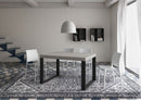 Tavolo Allungabile 130/390x90 cm Tecno Cashmere Gambe Antracite      