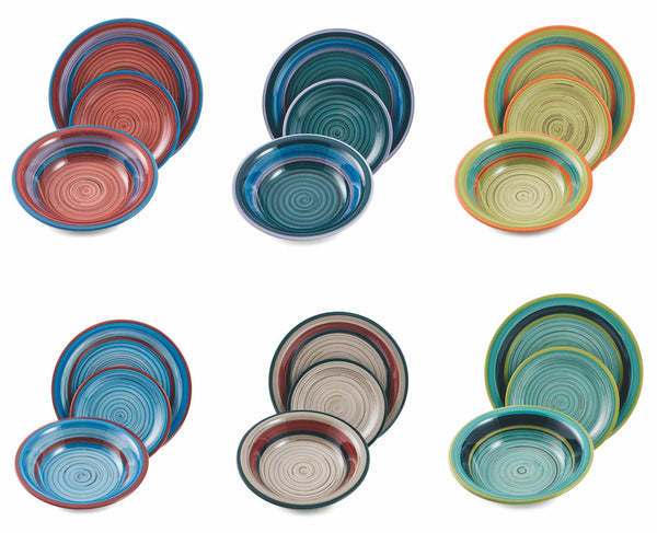 prezzo 18-teiliges Geschirrservice aus Soriani Menorca Multicolor Stoneware