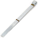 Gazebo da Giardino Pieghevole 3x3m in Tessuto Bianco