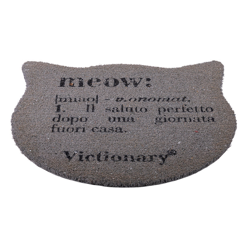 Zerbino "meow" 70x1,5x40 cm in Cocco e PVC VdE Tivoli 1996 