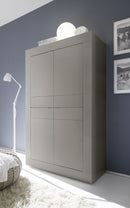 Mobile Alto da Salotto 4 Porte 102x43x162cm TFT  Basic Peltro