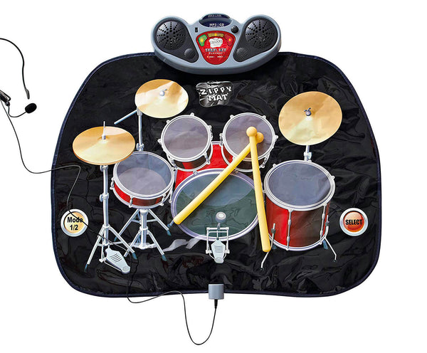 sconto Spielzeugbatterie für Kinder mit MP3 und Miller-Mikrofon