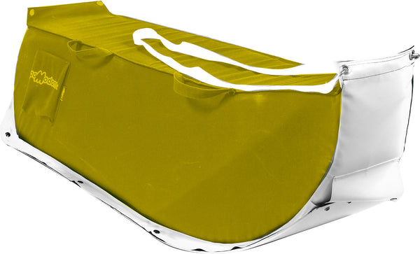 Schneeschlitten 135x38x34 cm in Acryl Pomodone Slittone Yellow sconto