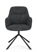 Set 2 Poltrone 56x65x86h cm Grant Dark 