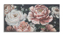 Dipinto su Tela Red Flowy 120x3,7x60 cm in Legno di Pino e Canvas Multicolor