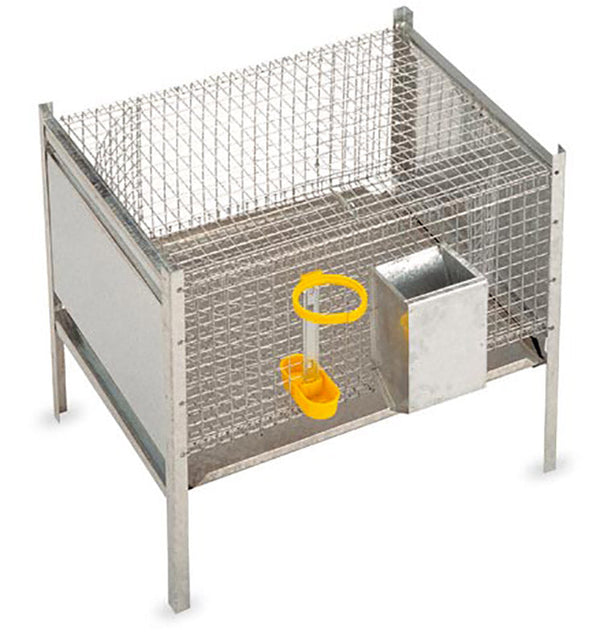 prezzo Käfig für Kaninchenstall aus Blech 75x66x64 cm Rocila Tago