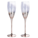 Set 2 Bicchieri da Champagne Très Chic Flûte in Vetro VdE Tivoli 1996 Champagne  