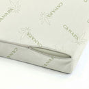 Topper Memory Con Fodera in Poliestere e Canapa Bianco Varie Misure