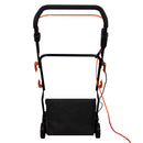 Aspiratore per Prati Sintetici 58x108x95 cm 1800 W Foglie Erba e Detriti Nero e Arancione 