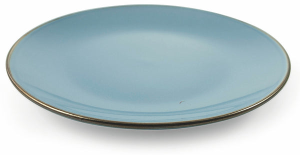 online Set 6 Speiseteller aus Steingut Ø27,5x3 cm Villa d'Este Home Tivoli Royal Light Blue