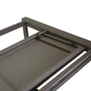 Tavolo Allungabile da Giardino 220/330x110xh76 cm in Alluminio El Paso Marrone