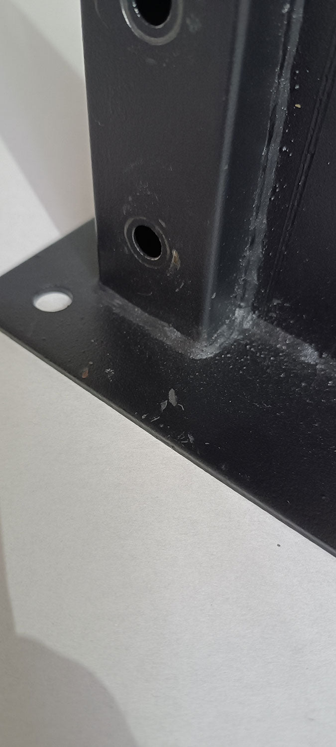 Barra Trazioni a Muro 94x51x18 cm in Acciaio Nero Seconda Scelta