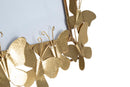 Cornice Butterfly Glam 35x15x38 cm in Ferro e Vetro Oro