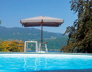 Ombrellone da Giardino 3x2m Palo Ø48 mm in Legno e Poliestere Grigio 