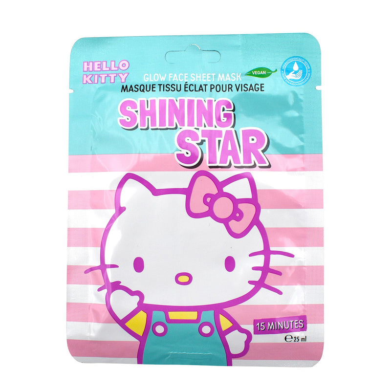 Set 12 Maschere Viso per Bambini Hello Kitty 25 ml Shining Star