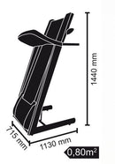 Tapis Roulant Motorizzato 2,0Hp 16Km/h Toorx TRX-40 S Evo