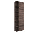 Mobile a Colonna 1 Anta Battente 6 Ripiani 142,5x47,5x18 cm TFT Ibiza Tabacco Scuro