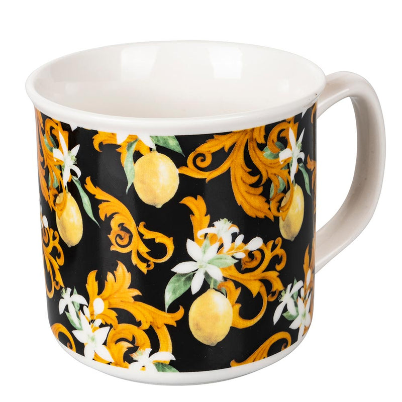 Set 2 Tazze Ø9,2x11,5x8,7 cm in Bone China VdE Tivoli 1996 Italian Beauty