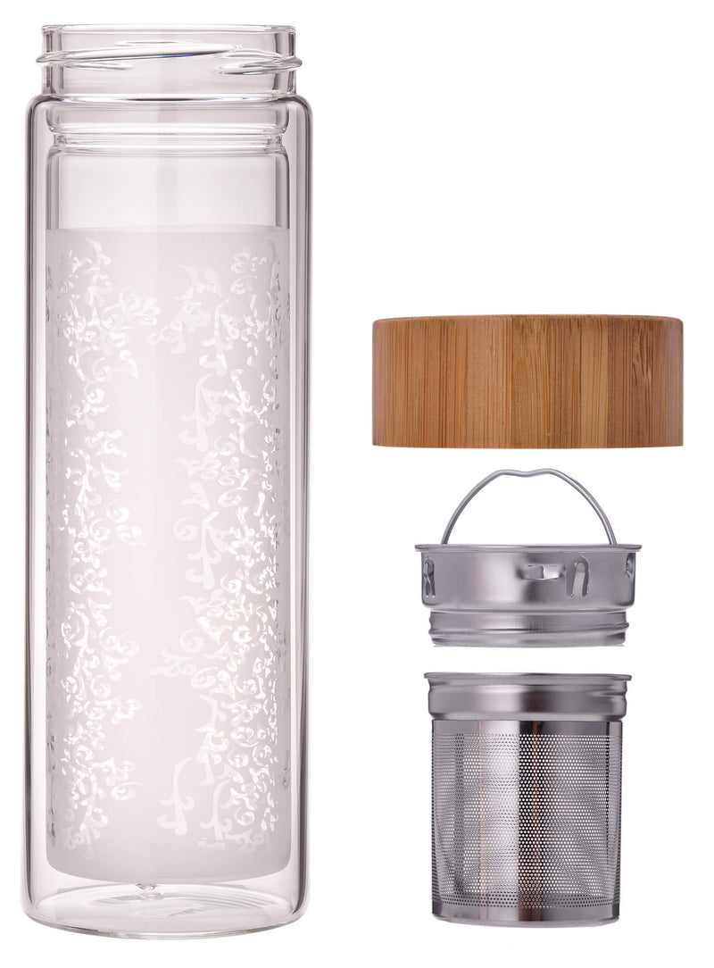 Infusore Erbe per Tisane 450 ml in Vetro