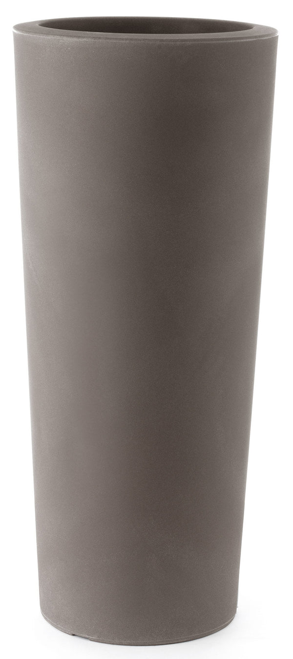 Vase aus Polyethylen Tulli Schio Cone Essential Cappuccino Verschiedene Größen sconto