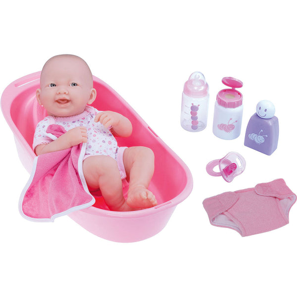 Baby-Neugeborenen-Puppe mit Badewanne und Zubehör 36 cm JC Toys online