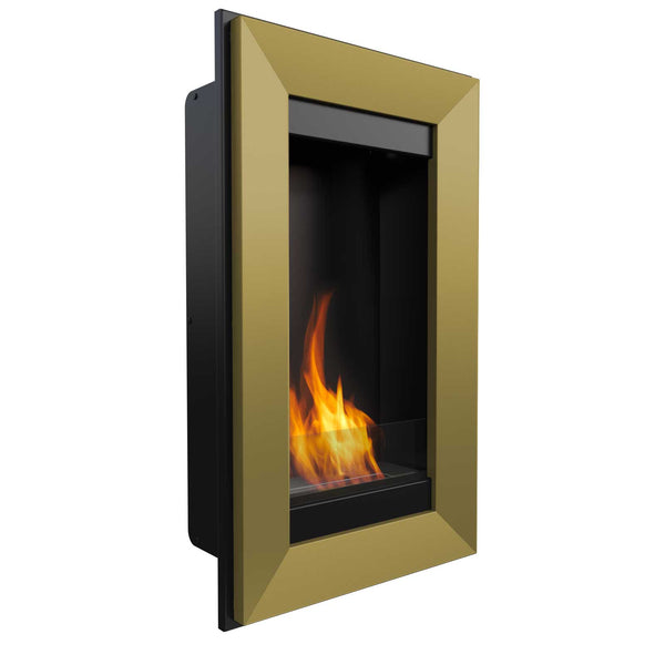 sconto Bioethanol Wandkamin 46x78 cm Flig Las Vegas 2 Gold