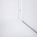 Mobiletto da Bagno con Anta e Cassetti Bianco 56x30x83 cm 