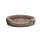 Gepolsterte Hundehütte für Hunde und Katzen aus Coccole Beige Polyester