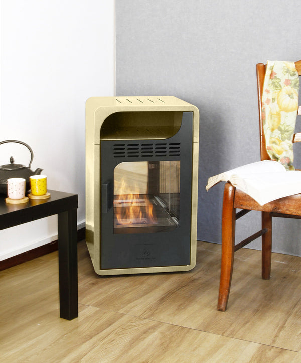 Bioethanol-Kocher für den Innenbereich 3 kW Vannini Fiammetta Junior Belüftet Beige prezzo