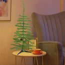 Albero di Natale 70H cm Rami pieghevoli e pigne Abete Artificiale in PVC