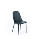 Set 4 Sedie 46x55xH80 cm in Polipropilene Tamara Grigio Scuro