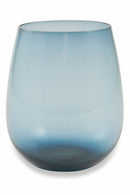 Set 6 Bicchieri Ø6x11 cm in Vetro Villa d'Este Home Tivoli Happy Hour Blu