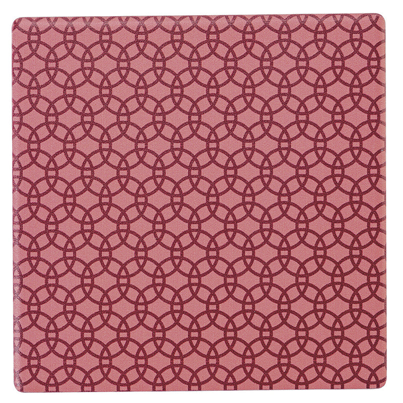 Set 6 Sottobicchieri 10x10x1 cm  in Ceramica VdE Tivoli 1996 Parrot