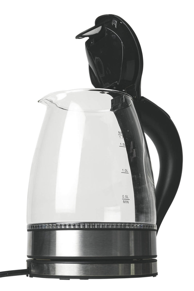 Bollitore Elettrico in Vetro 1800W 1,7 Litri Kooper Boiled