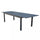 Cuba Ausziehbarer Tisch 220/280x100x75 h cm in anthrazitfarbenem Aluminium