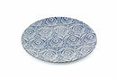 Set 6 Sottopiatti Ø33x2 cm in Plastica Villa d'Este Home Tivoli Etnico Blu