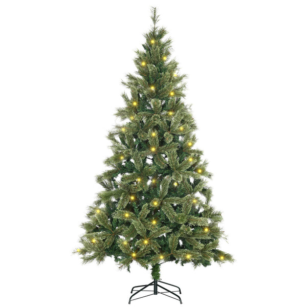 prezzo Künstlicher Weihnachtsbaum H210 cm 908 Äste mit 350 grünen LED-Lichtern