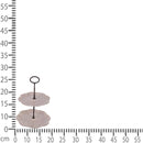 Alzatina 2 Piani in Ceramica H 26 cm