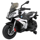 Moto Elettrica per Bambini 12V con Licenza BMW S1000 XR Bianca