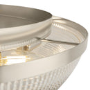 Plafoniera Ceiling & Wall in Metallo Coupe Nickel
