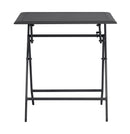 Tavolo Pieghevole da Giardino 60x60x72 cm Lucca in Alluminio Antracite