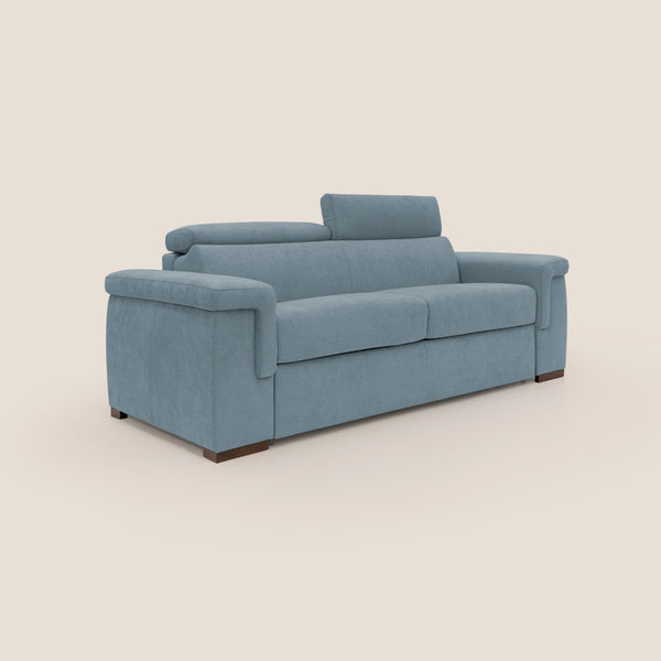 sconto Divano Letto 3 Posti 220x100x95 cm in Tessuto Carta Da Zucchero