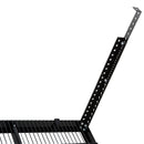 Mensola a Soffitto Multifunzionale in Acciaio Portata 150kg 115x60.6x55-82 cm 