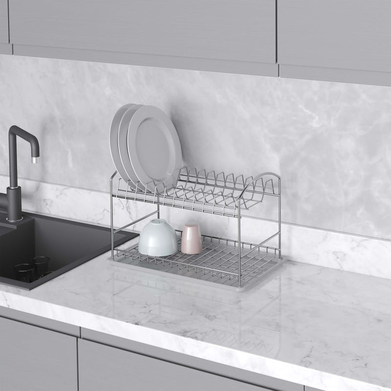 Scolapiatti da Cucina in Acciaio Emuca Suprastar 