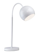 Paralume Ball da Tavolo Bianco 25x14x55 cm Metallo Bianco