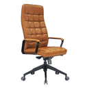 Poltrona direzionale da ufficio 67x52x126/132 cm Murano cuoio