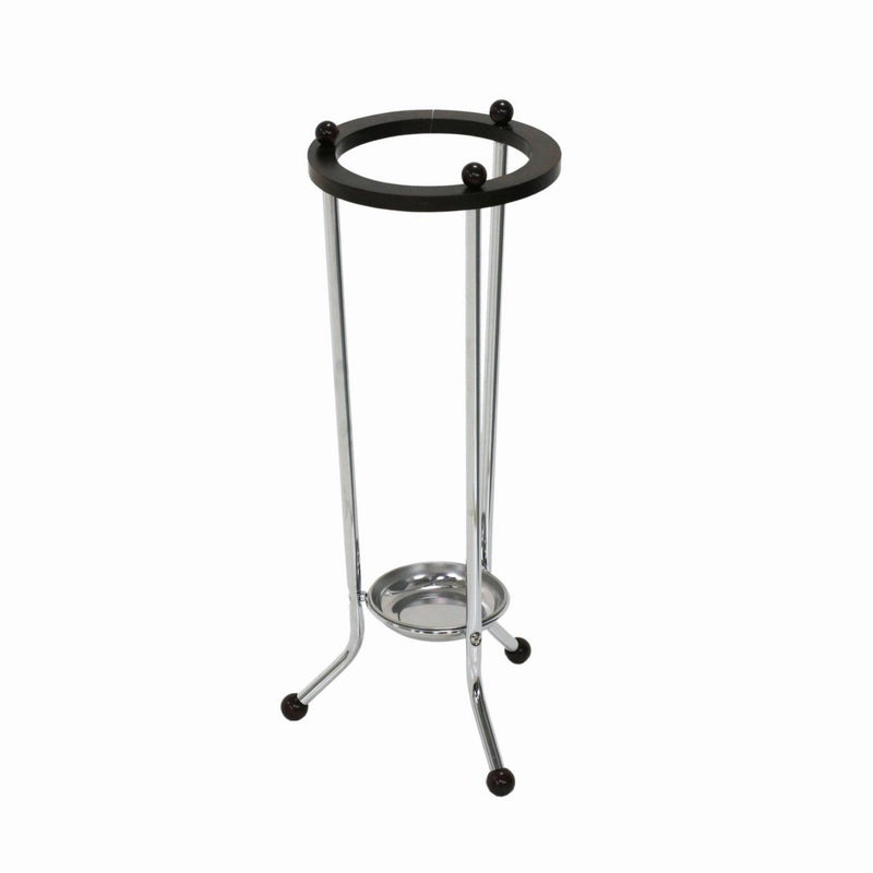 Portaombrelli in Acciaio ø26H66cm Cromato e Nero