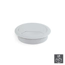 Set di 4 Passacavi da Incasso Ø8 cm in Plastica Emuca Grigi